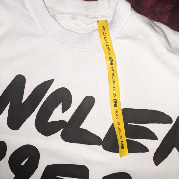 Mens White Moncler 1952 Large Sweatshirt - Picture 5 of 9